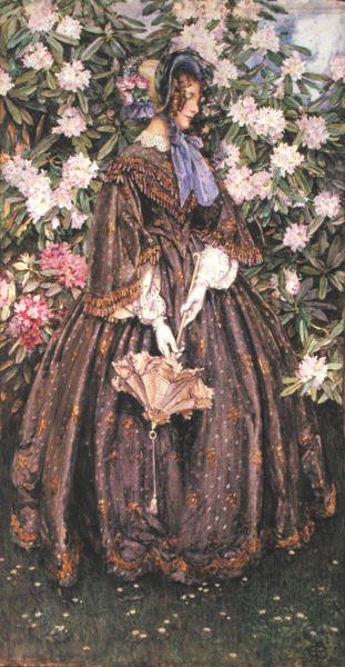 Lady with a Parasol by Eleanor Fortescue Brickdale