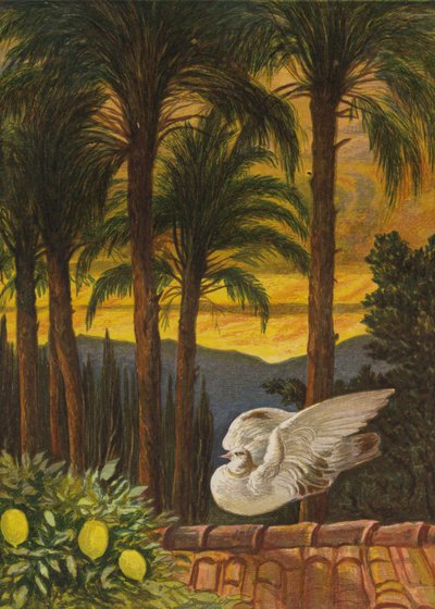 The garden of ancient palms by Eleanor Fortescue Brickdale