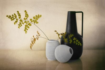 Modern Vases Still Life by Elena Arjona