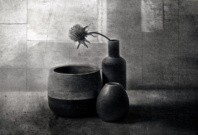 Moody Thistle Vessels by Elena Arjona