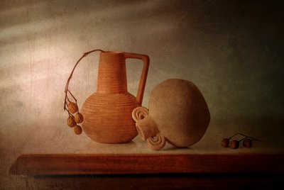 Warm Rustic Pottery by Elena Arjona