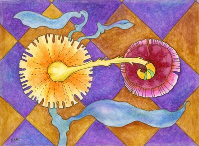 Vibrant Whimsical Forms by Elena Khomutova-Miller