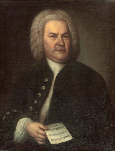 Johann Sebastian Bach by Elias Gottlob Haussmann