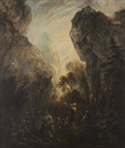 John the Baptist Preaching by Elias Martin