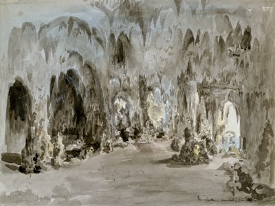 The Grotto at Painshill by Elias Martin