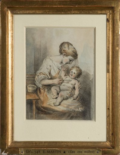 The young Mother by Elias Martin