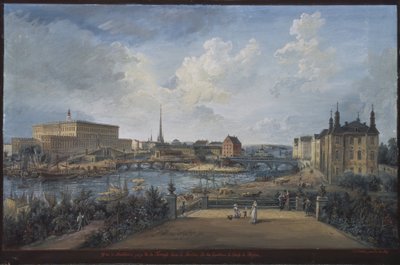 View of Stockholm by Elias Martin