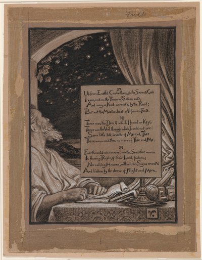 (Illustration for Rubáiyát of Omar Khayyám) Vain Questioning by Elihu Vedder