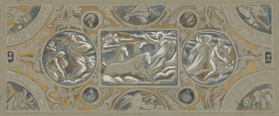 Preliminary Study for Huntington House Ceiling, from 60 Studies for the Huntington Ceiling by Elihu Vedder