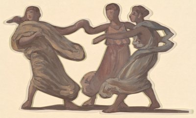 Study for Greek Girls Bathing by Elihu Vedder
