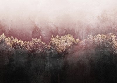 Misty Rose Gold Forest by Elisabeth Fredriksson