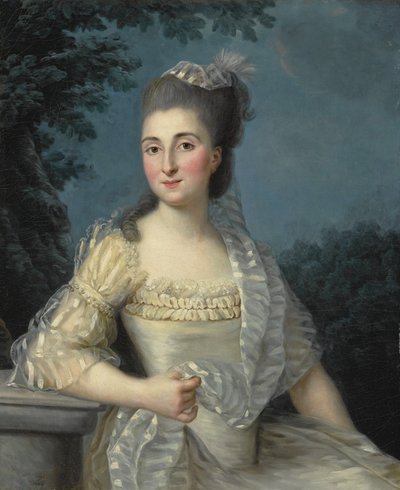 Portrait of a Young Woman Dressed in White, Half-Length by Élisabeth Louise Vigée Le Brun