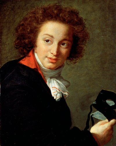 Portrait of Count Grigory Chernyshov with a Mask by Elisabeth Louise Vigee Lebrun