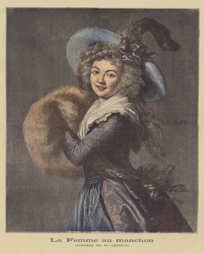 The Lady with the Muff by Elisabeth Louise Vigee Lebrun
