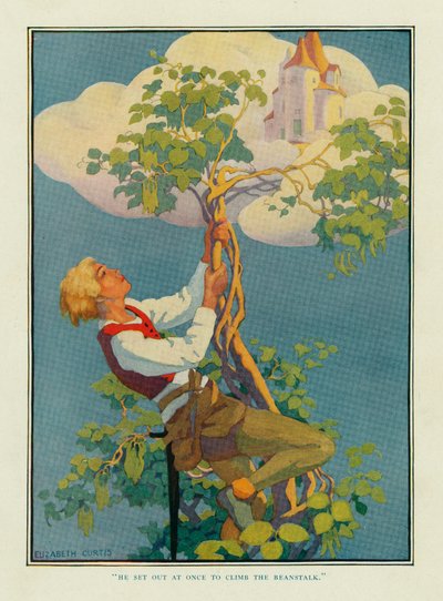 He Set out at Once to Climb the Beanstalk, from Stoke