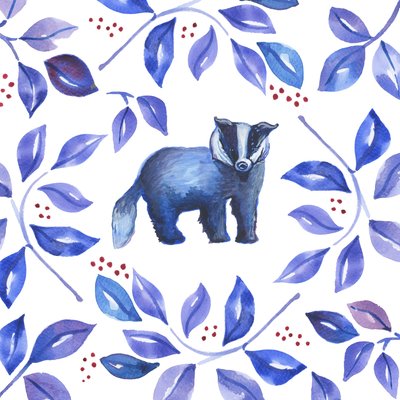 Badger, 2018 by Elizabeth Rider