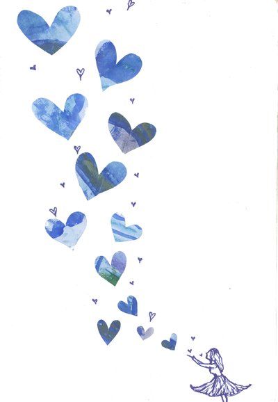 Blowing a Kiss, 2013 by Elizabeth Rider
