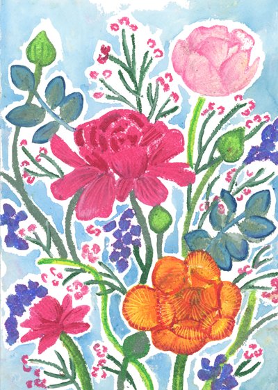 Ranunculus, 2018 by Elizabeth Rider