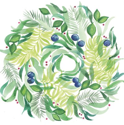 Wreath by Elizabeth Rider