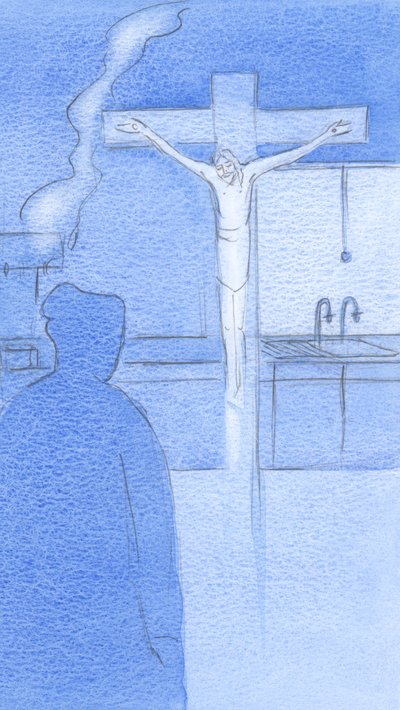 Asking Christ about how to love, he appeared to the eyes of my soul by Elizabeth Wang
