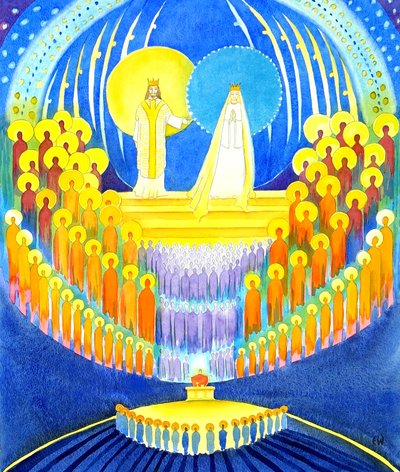 At Mass we are united with the whole company of Heaven by Elizabeth Wang