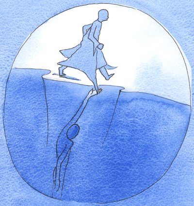 Careless or Selfish Thoughts: Satan can drag us down to danger, by our carelessness, as when an enemy catches hold of flapping garments by Elizabeth Wang