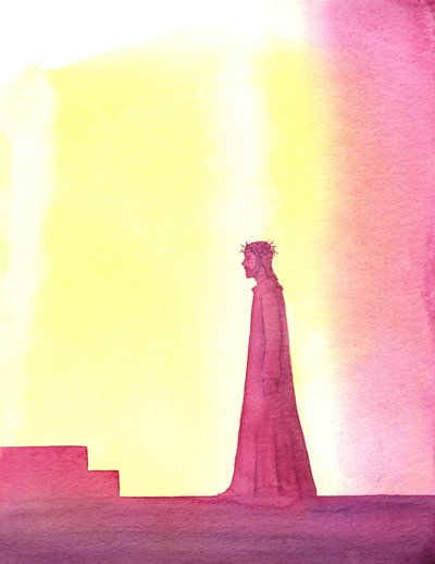 Christ showed out patience in His unjust trial by Elizabeth Wang