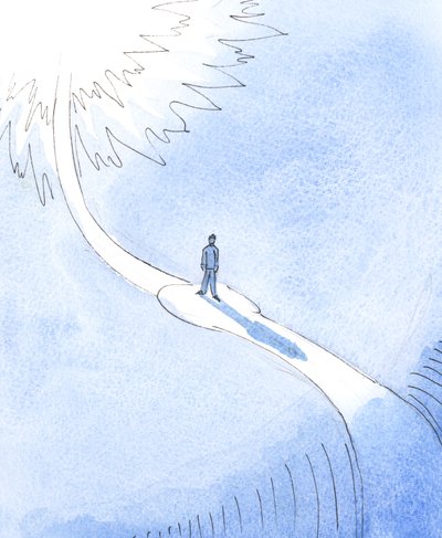 Each of us is on our way towards Heaven or Hell by Elizabeth Wang