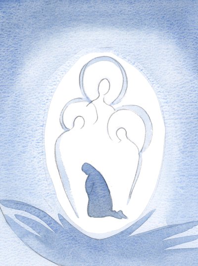 God the Holy Trinity is enthroned in the soul of someone who permits Him to reign in every detail of life by Elizabeth Wang