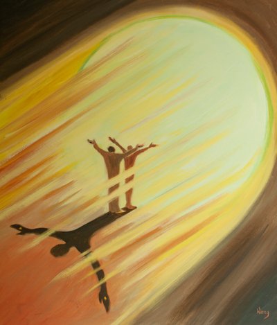 If I love, totally, Jesus is totally mine to offer in prayer, and we are one before the Father by Elizabeth Wang