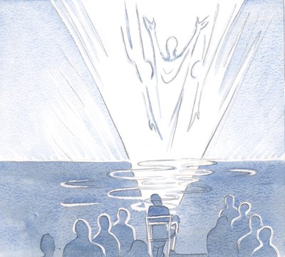In Communion, God is sometimes adored in 