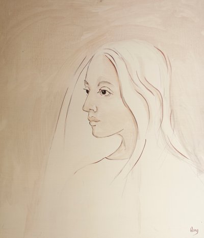 In Heaven the Virgin Mary shares her son