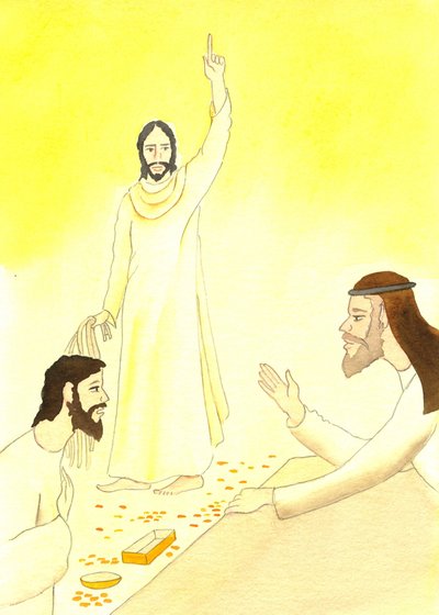 Jesus Says to the Money Changers in the Temple: Is it Not Written, 