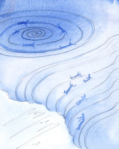 Mortal sin is like a whirlpool by Elizabeth Wang
