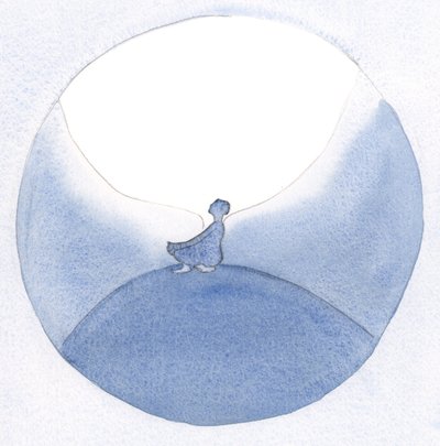 Once, sitting in prayer, making requests for myself and others, I was resting half into Heaven, it seemed, in utter peace. by Elizabeth Wang