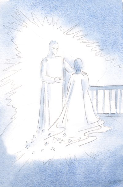 One day in Communion, He adorned my soul with flowers by Elizabeth Wang