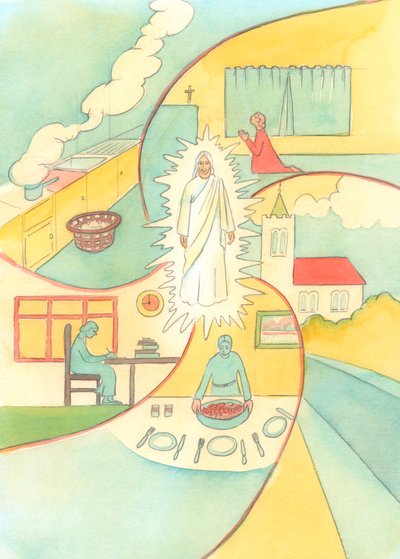 Someone who keeps Christ at the centre of life has Him as a unifying factor amidst the many persons and incidents of that entire life by Elizabeth Wang