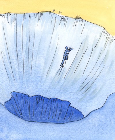 Someone who refuses to repent of wrong, refuses to show contrition, or refuses to make reparation to those whom he has wronged, is in a dangerous place as if on the sloping side of the crater of a volcano by Elizabeth Wang