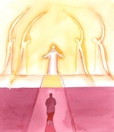 The Holy Angels in church told me: 