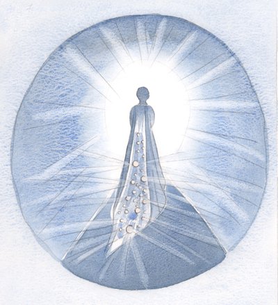 The virtuous soul is like a bride, whose veil is studded with the 