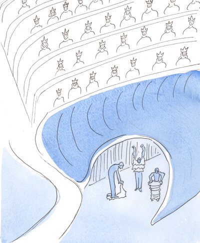 There is a place not far from Heaven, called Purgatory, where people arrive to prepare for Heaven by Elizabeth Wang