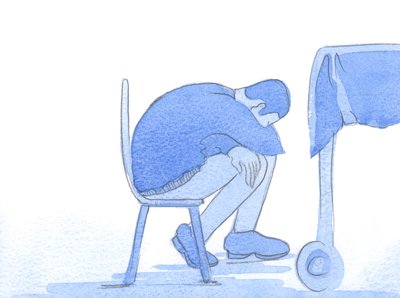 This is what we see in a tender-hearted gaze: sadness, love and grief for another in need, which call from us practical help and gentle consolation by Elizabeth Wang