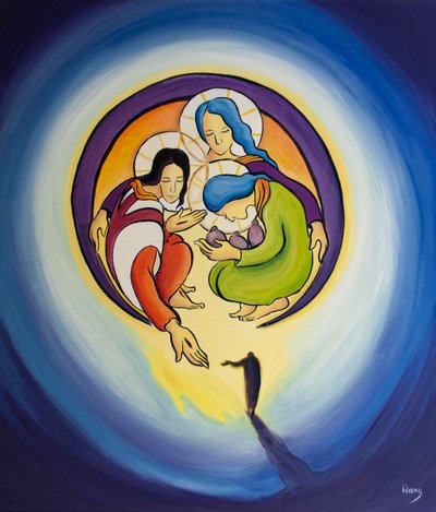 Through repentance and faith in Christ we allow Him to draw us into the heart of the Holy Trinity by Elizabeth Wang
