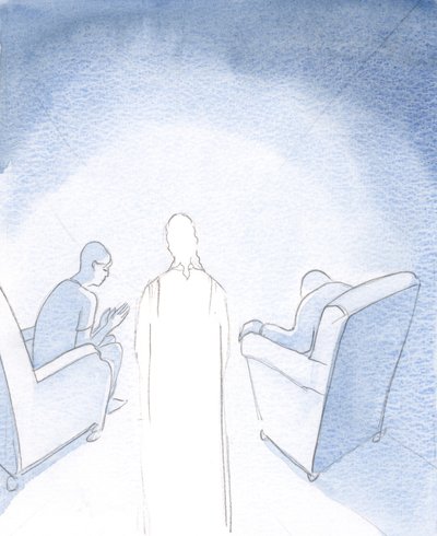 When Two or Three Are Gathered to Pray in the Name of Jesus, He is There Between Them by Elizabeth Wang