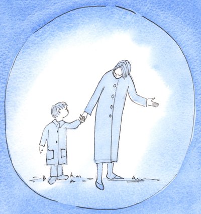 When we guide and help someone in need we can be like a mother who leads, instructs and encourages a little child by Elizabeth Wang