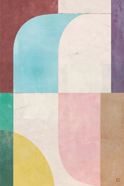 Curved Pastel Blocks by Ellen Greup