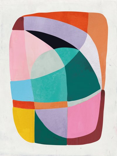 Vibrant Abstract Shapes by Ellen Greup