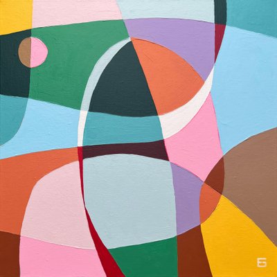 Vibrant Abstract Shapes by Ellen Greup