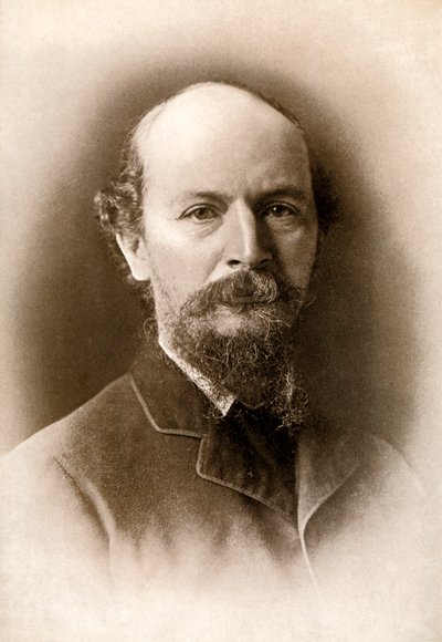 Algernon Charles Swinburne, Victorian era English poet by Elliott and Fry
