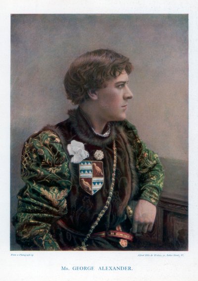 Sir George Alexander, English actor and theatre manager by Ellis and Walery